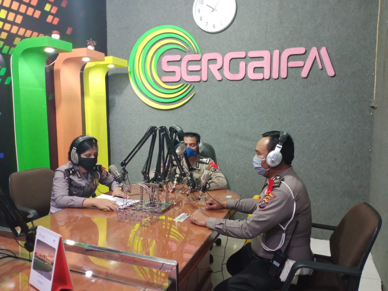 Giat Ops Ketupat Toba 2020 Sat Lantas Polres Sergai Berikan Himbauan Melalui Radio Sergai FM
