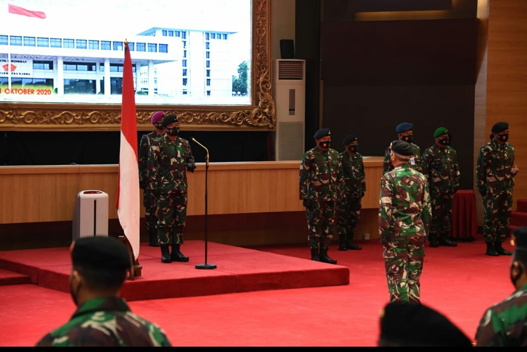 Panglima TNI Terima Laporan Korps Kenaikan Pangkat Puluhan Pati TNI