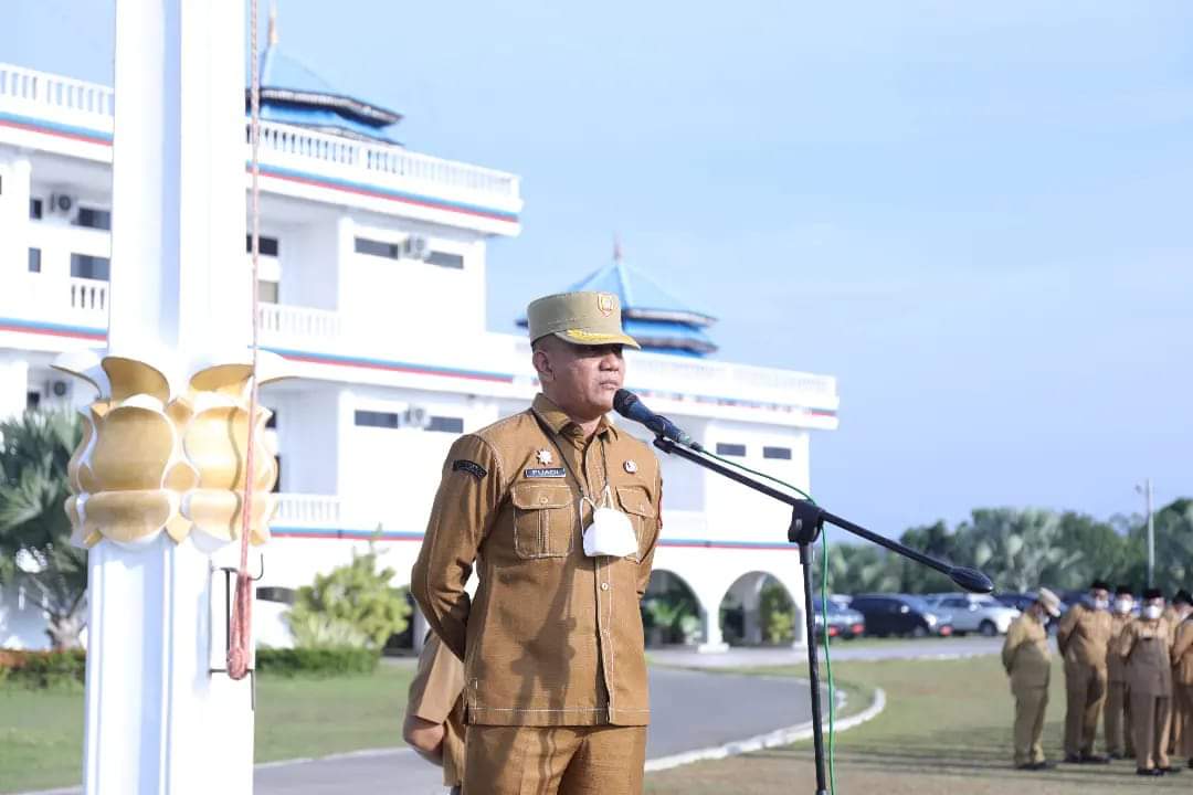 Bupati Labusel :  ASN disamping meningkatkan kinerja juga harus mematuhi Protokol kesehatan