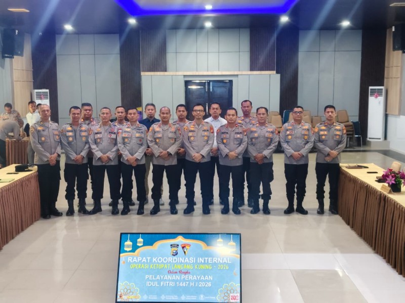 Rapat Internal Digelar, Polres Dumai Petakan Titik Rawan Mudik Idul Fitri