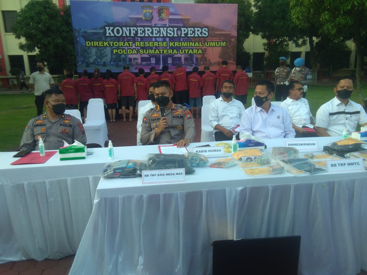 19 Orang Di Jadikan Tersangka dengan Mengamankan Uang 87 Juta