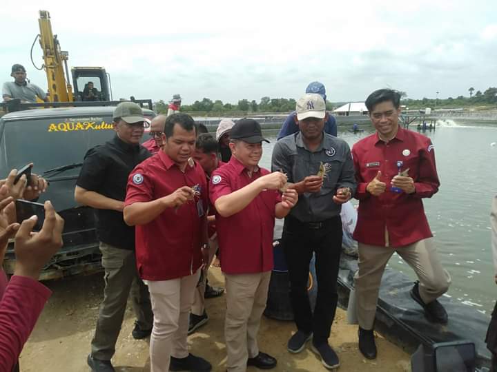 Kementerian Kelautan  dan  Perikanan Kembali Tinjau Tambak di Aceh Timur