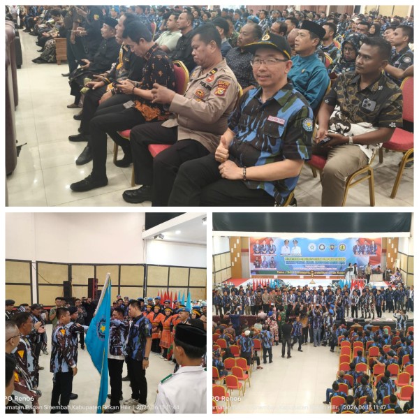Pengurus DPD II IPK Dumai Ikuti Pengukuhan Struktur IPK Rohil