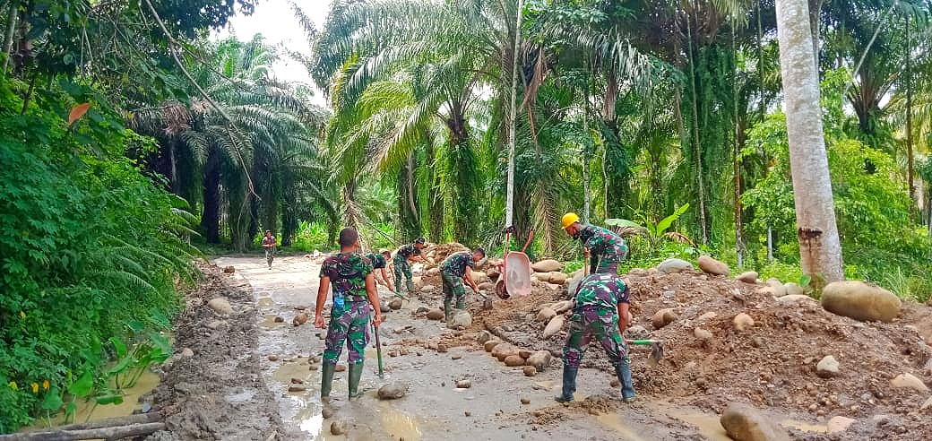 Prinsip Satgas Kodim 0204/DS:  Pantang Pulang Sebelum Kerjaan Tuntas 