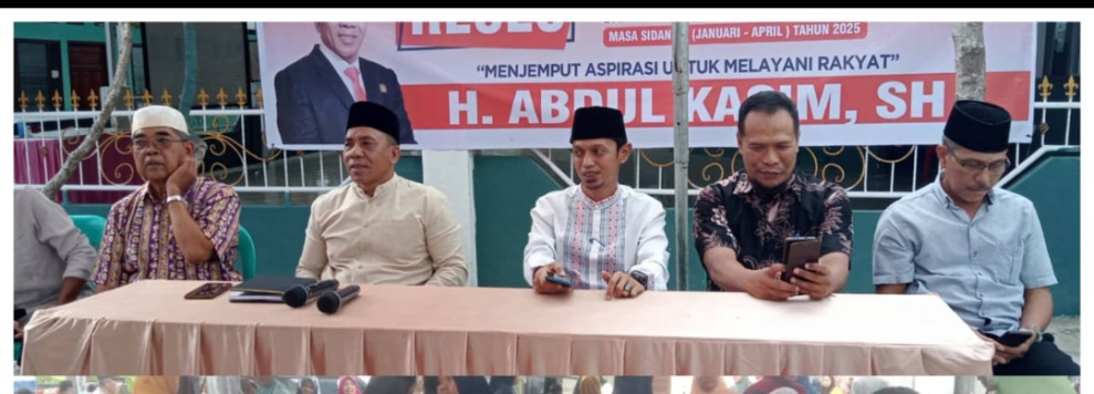 H.Abdul Kosim Anggota DPRD Provinsi Riau Mengadakan Reses Dari Partai PKS