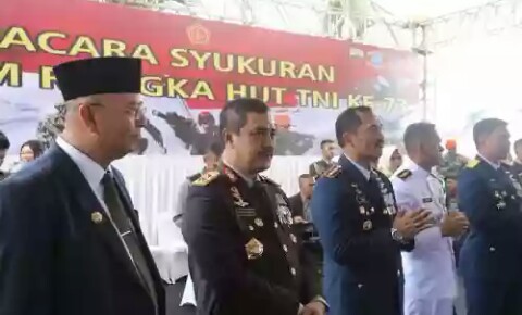 Kapolda Sumut Hadiri Undangan  HUT TNI Ke 73