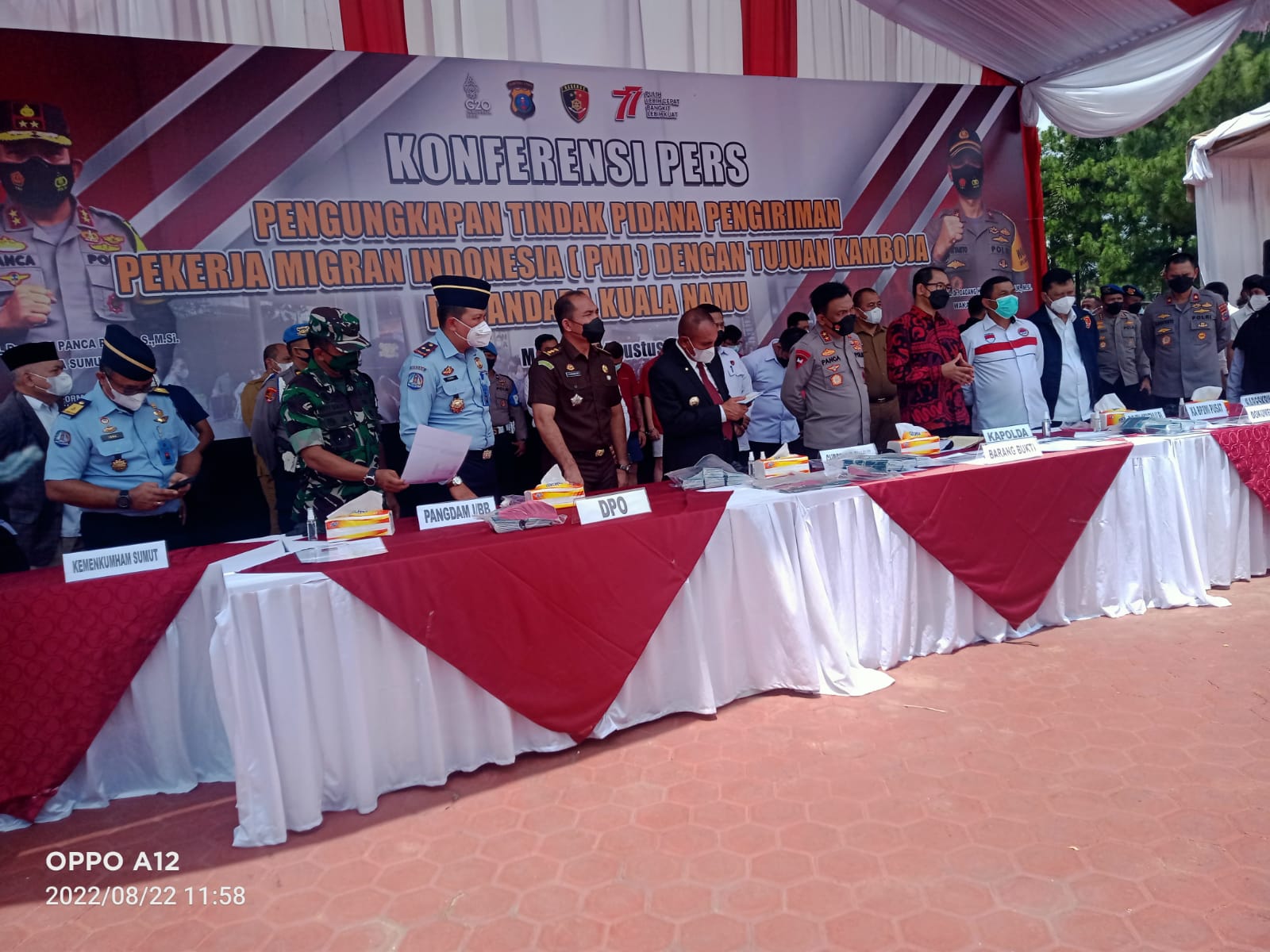 Di Tetapkan 5 Tersangka,Polda Sumatera Utara Periksa 210 Pekerja Migran Indonesia (PMI) Ilegal.