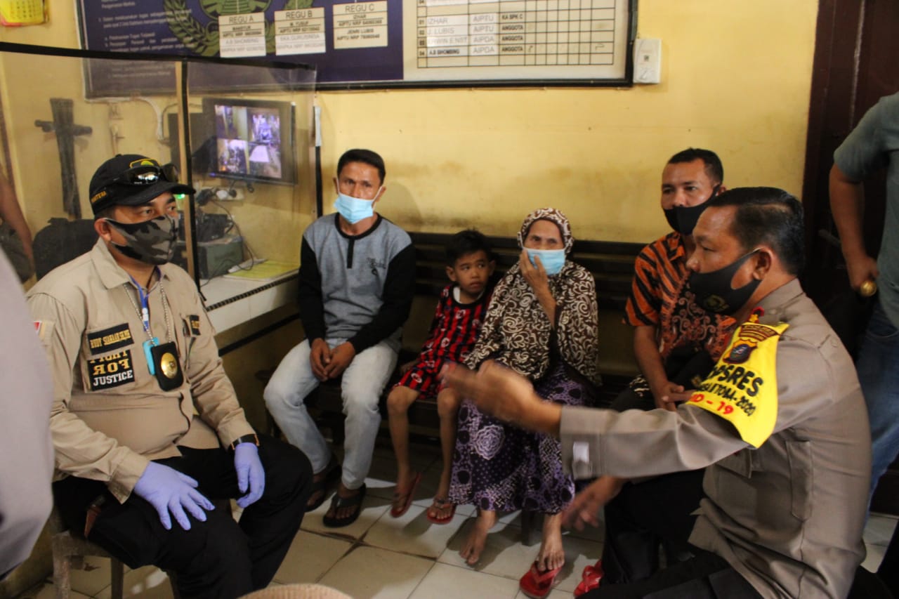 Mediasi Sengketa Lahan, Kapolres Serdang Bedagai Bantu Nenek Jawiah