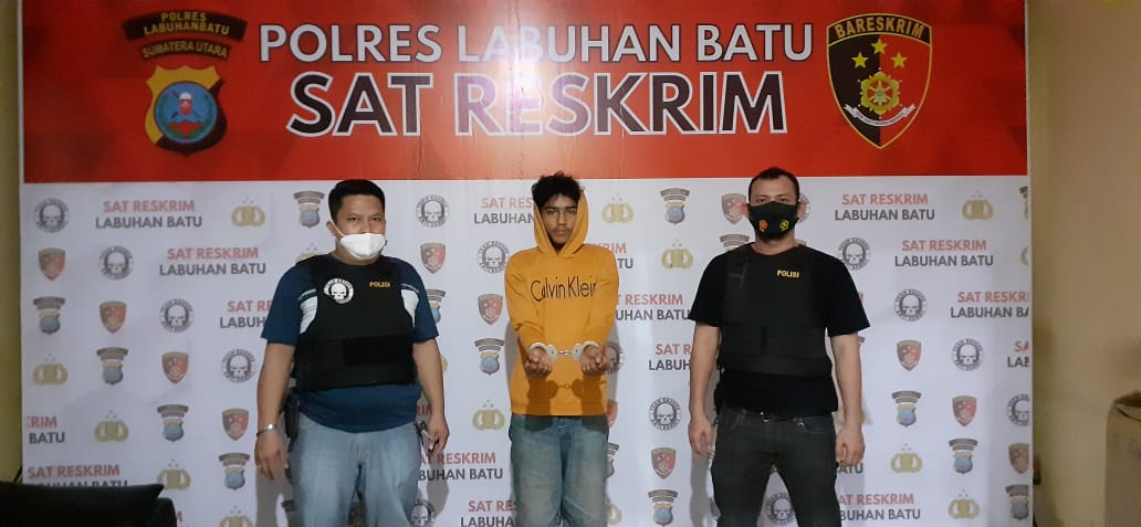 Tersangka Pelaku Pencurian Handphone Ditangkap Team 1 Unit Resum Polres Labuhanbatu 