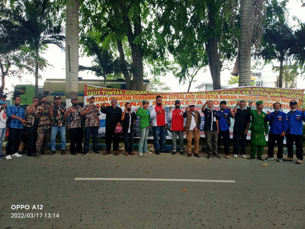 Tim Sekber NKRI Aksi Damai: Usut Dugaan Korupsi Peralihan Hak PTPN 2 Ke Citraland Helvetia Di atas T