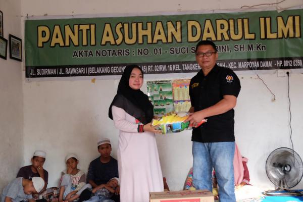 Peringati HPN 2019, Polresta Pekanbaru bersama Wartawan Beri Bantuan Sosial Di Panti Darul Ilmi