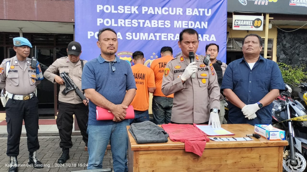 Karang Taruna Apresiasi Polsek Pancur Batu Berhasil Bongkar Sindikat Ranmor