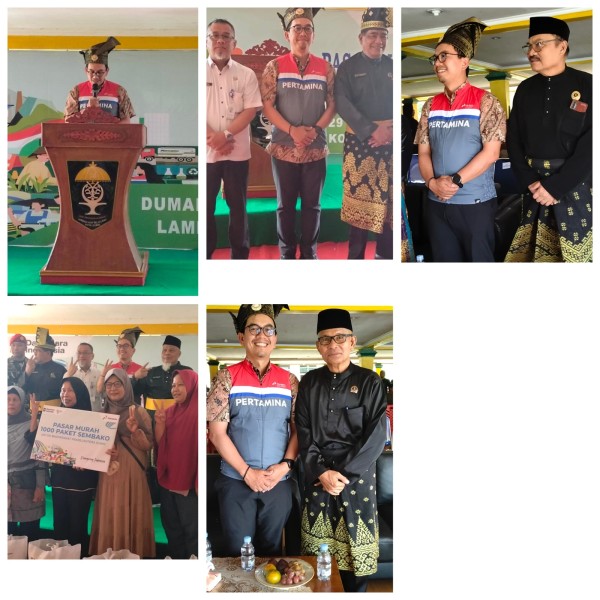 LAMR-Dumai - Pertamina Patra Niaga RU II Dumai Kolaborasi Bagi Paket Prasejahtera 1.000 Paket Sembako