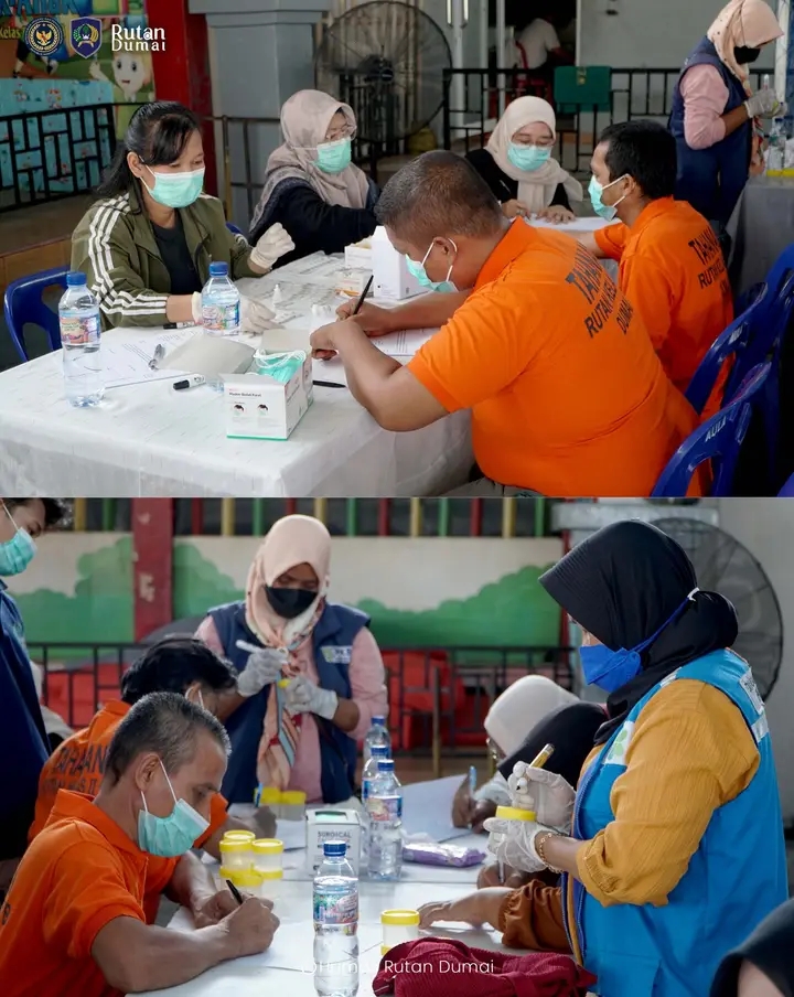 Rutan Dumai Gelar Penyuluhan Kesehatan dan Skrining HIV/TB bagi Petugas dan Warga Binaan