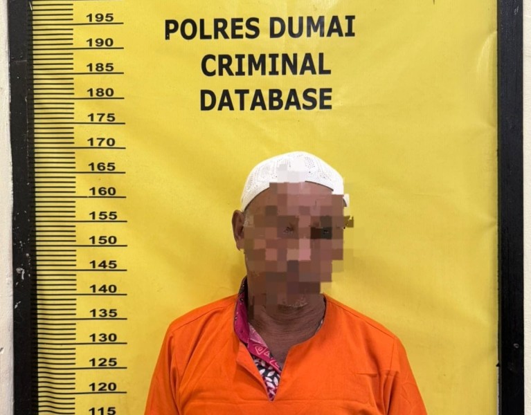 Tim Gabungan Satreskrim Polres Dumai Bersama Polsek Sungai Sembilan Ungkap Kasus Pembakaran Hutan