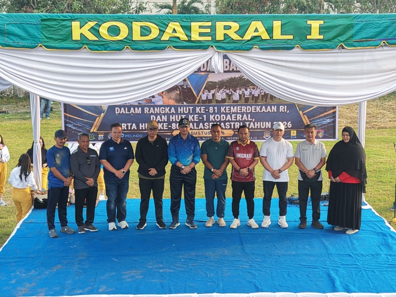 Belawan Bergerak, Kodaeral I Rangkul Masyarakat dalam Semangat Hidup Sehat
