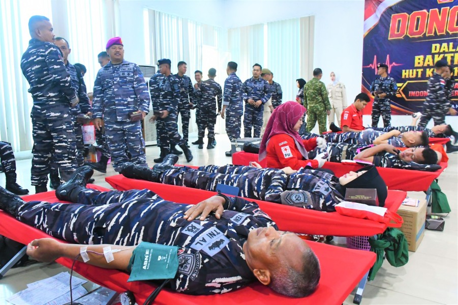 Tak Henti Menebarkan Ketulusan, Setetes Darah Sejuta Harapan Semarak HUT TNI ke-81