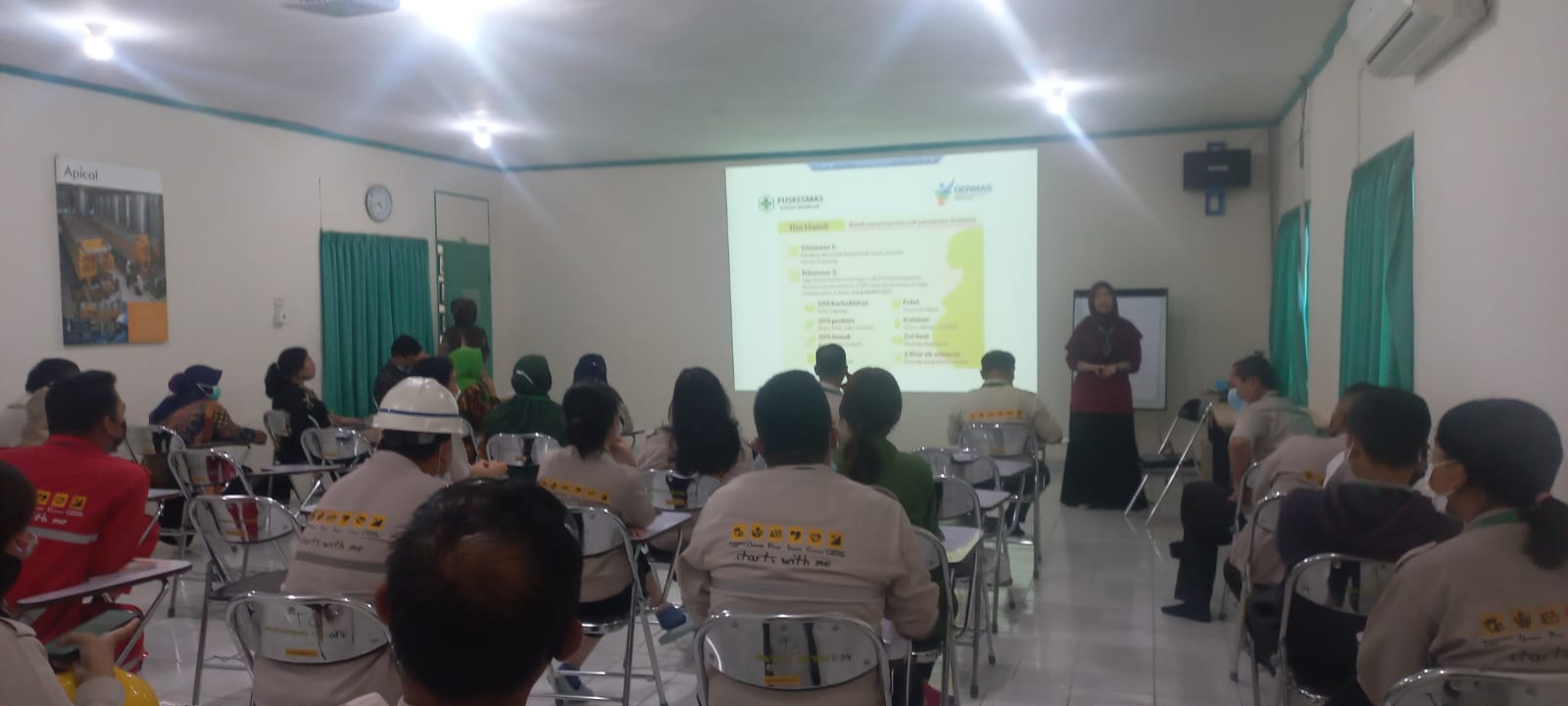 Apical Dumai Kembali Terima Sosialisasi Kesehatan dari Puskesmas Sungai Sembilan