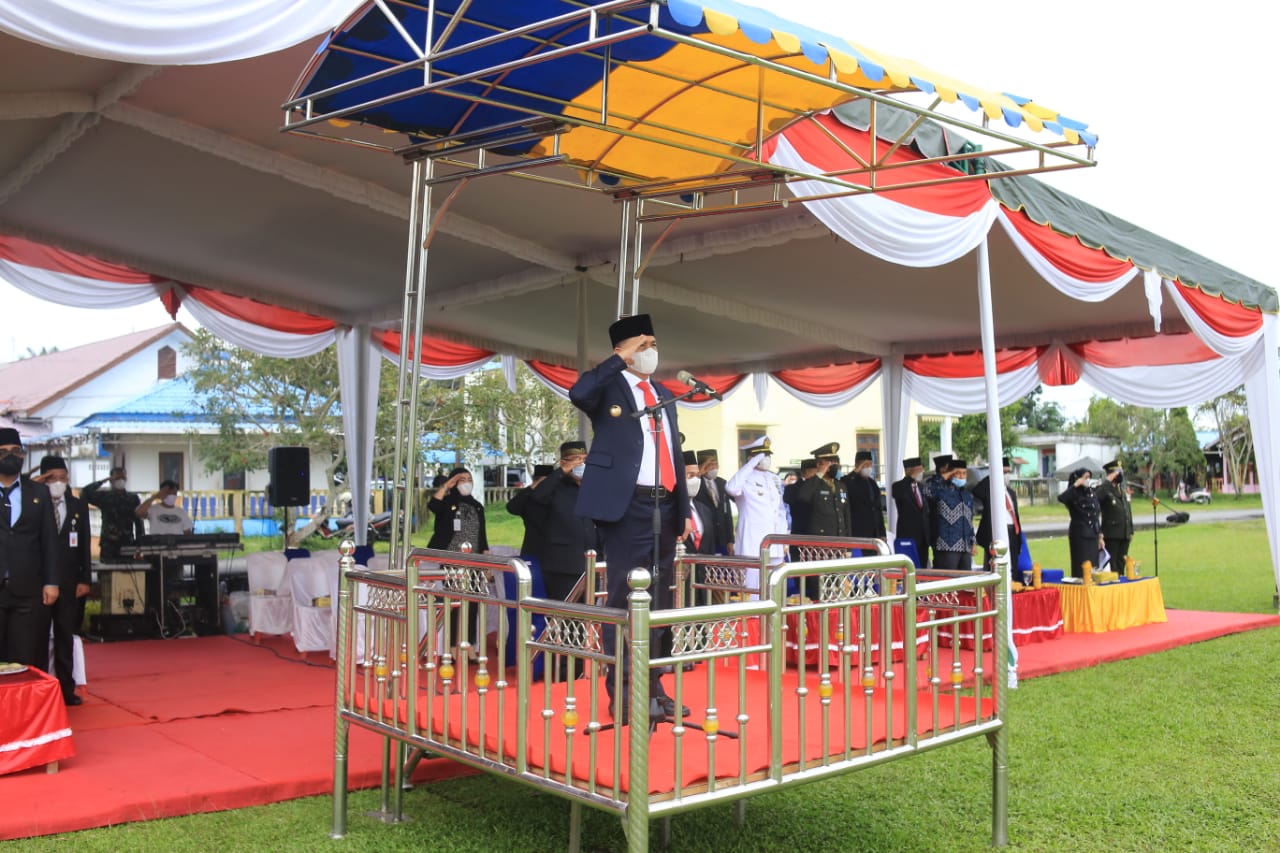 Bupati Batu Bara Pimpin Upacara Peringatan Hari Pahlawan Tahun 2021