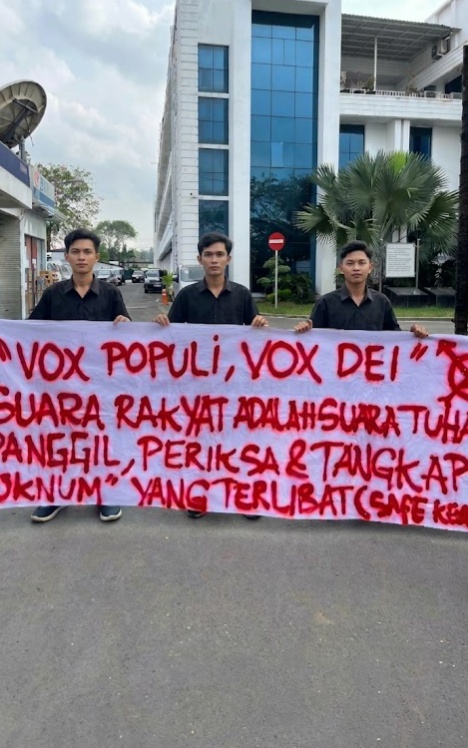 Forum Mahasiswa Anti Korupsi Sumatera Utara (FMAK-SU) Kembali Gelar Aksi Jilid II di Kejati Sumut