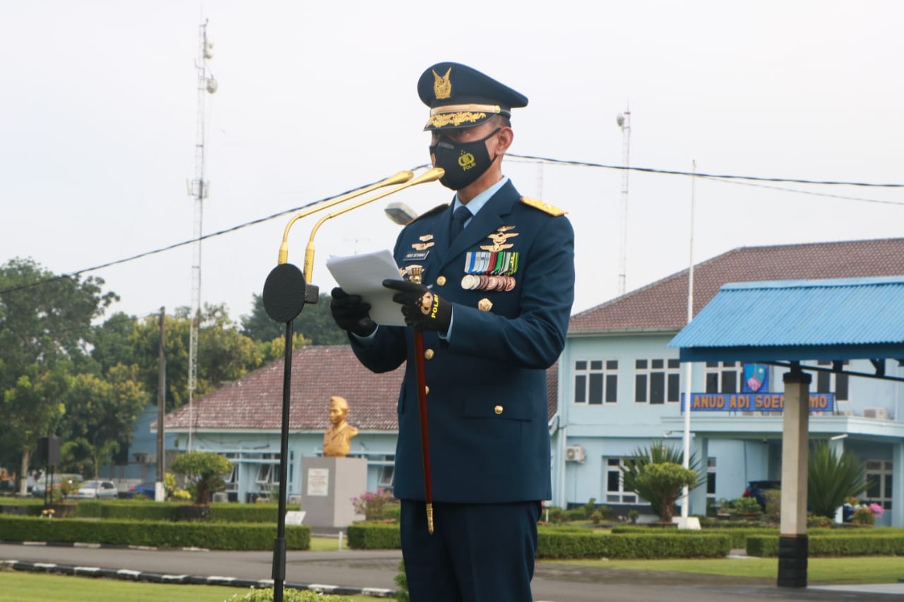 Puncak Peringatan ke 75 HUT TNI AU di Lanud Adi Soemarmo