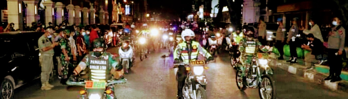 Pastikan Perayaan Natal Kondusif, Kapolda Sumut dan Pangdam Naik Trail Keliling Kota Medan