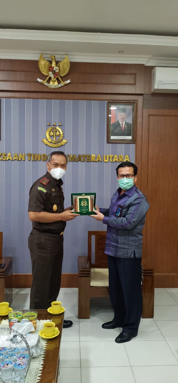 Jalin Sinergi Permasalahan Hukum Kredit Macet, Kajatisu Terima Kunjungan Silaturahmi BNI Medan