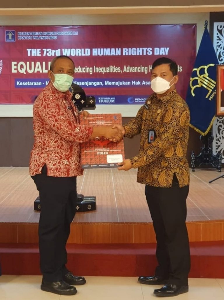Rutan Kelas ll B Dumai Ikuti Peringatan Hari Ham Secara Virtual