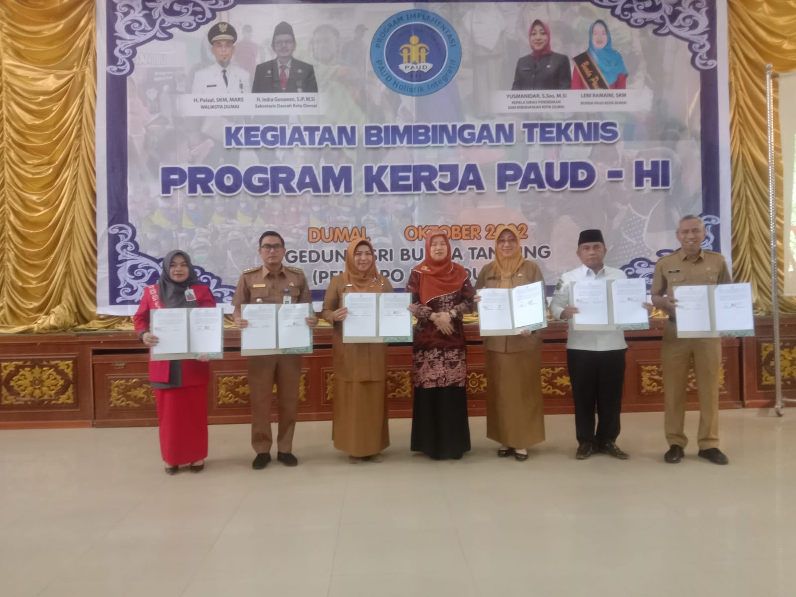 PAUDNI-PKLK Disdik Kota Dumai Gelar  Bimtek Program Kerja PAUD-HI Tahun 2022