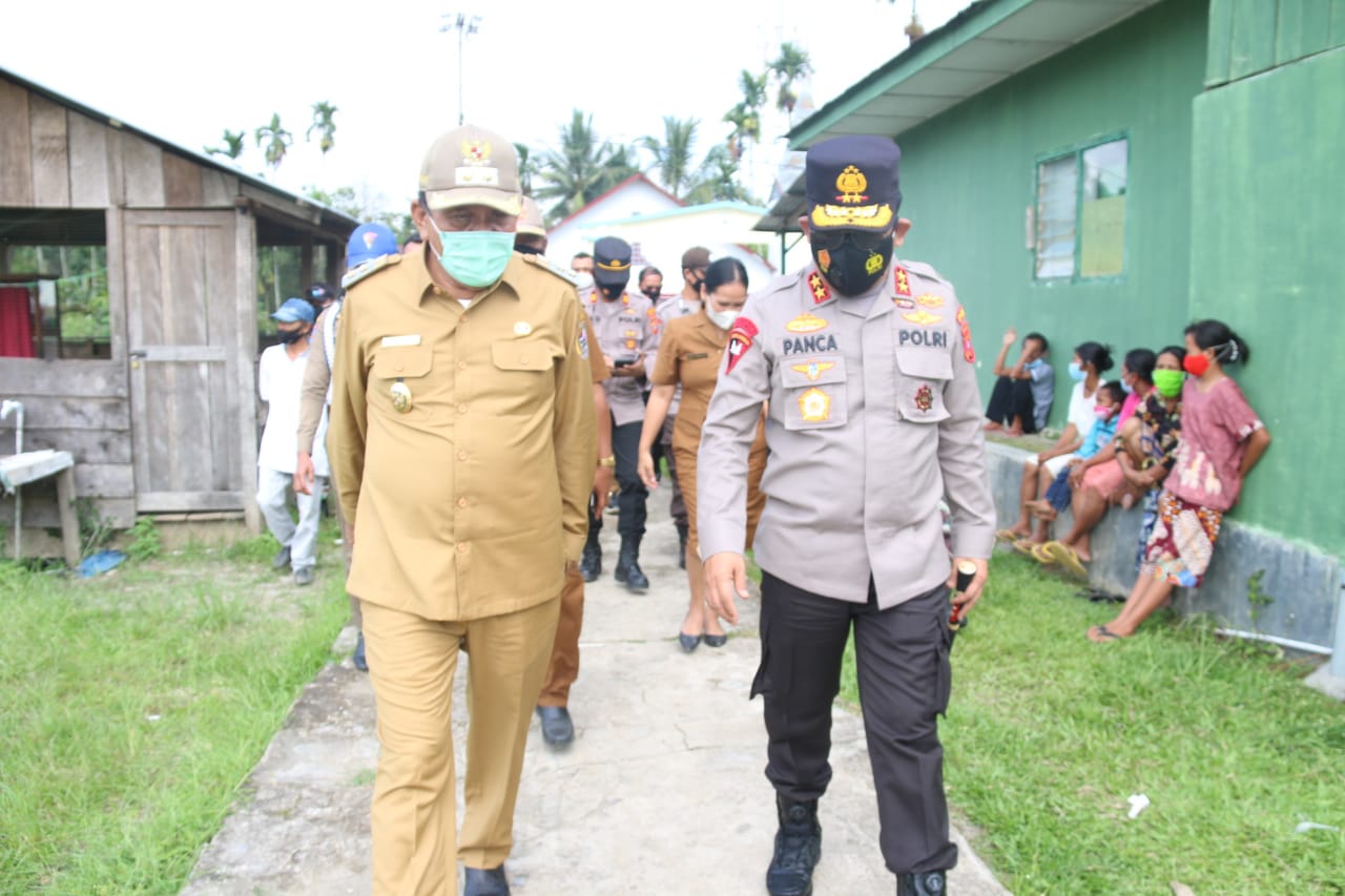 Kapolda Sumut Cek 147 Warga Terpapar Covid-19 Di Taput dan Terapkan PPKM Mikro Efektif