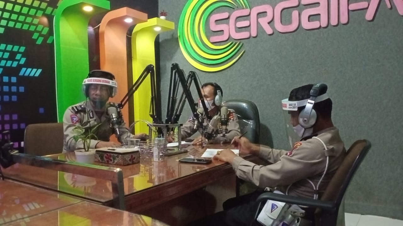 Satlantas Polres Sergai Gelar Sosialisasi AKB COVID-19 dan Operasi Patuh Toba 2020