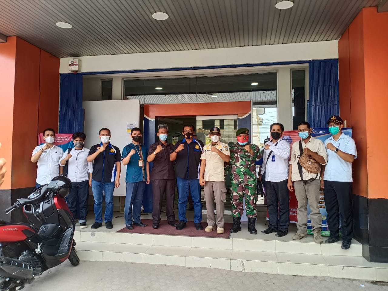 Tim Sosialisasi Satgas Covid-19 Kota Tebing Tinggi  Cegah Claster di Perkantoran