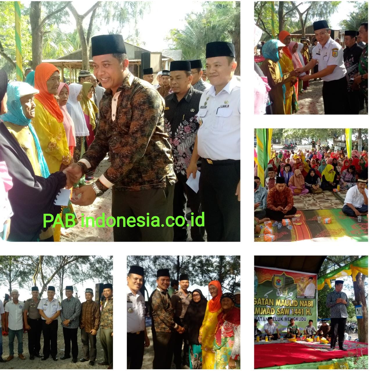 Peringati Maulid Nabi Muhammad SAW  1441.H  ,  Tingkat Kecamatan Teluk Mengkudu 