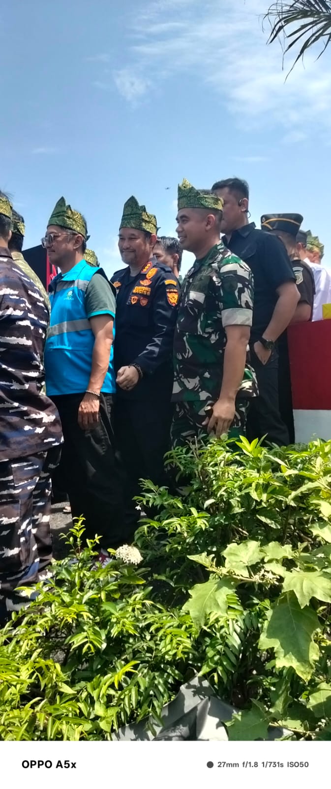 Kepala Bea Cukai Dumai Ruru Firza Isnandar Hadiri Peresmian Jembatan Merah Putih Presisi Kapolri