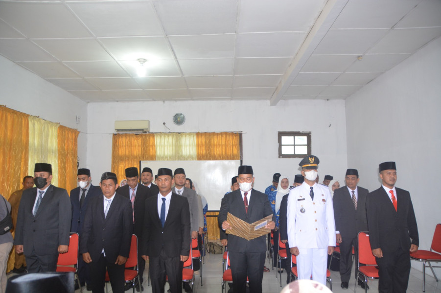 Plt Sekda Kota Langsa Lantik Pejabat Eselon III dan IV