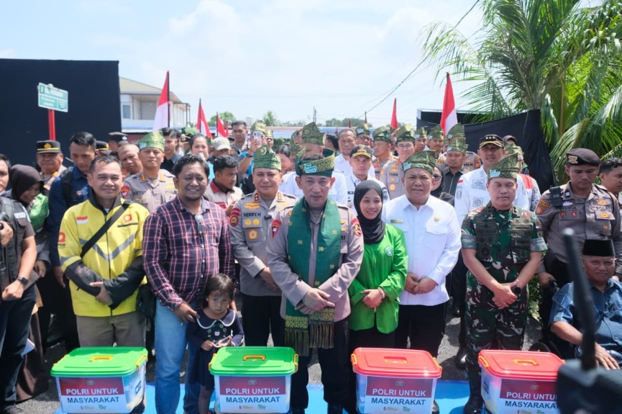 Kapolri Resmikan 80 Jembatan Merah Putih Presisi, Total 110 Unit Perkuat Konektivitas dan Kesejahteraan Masyarakat Riau