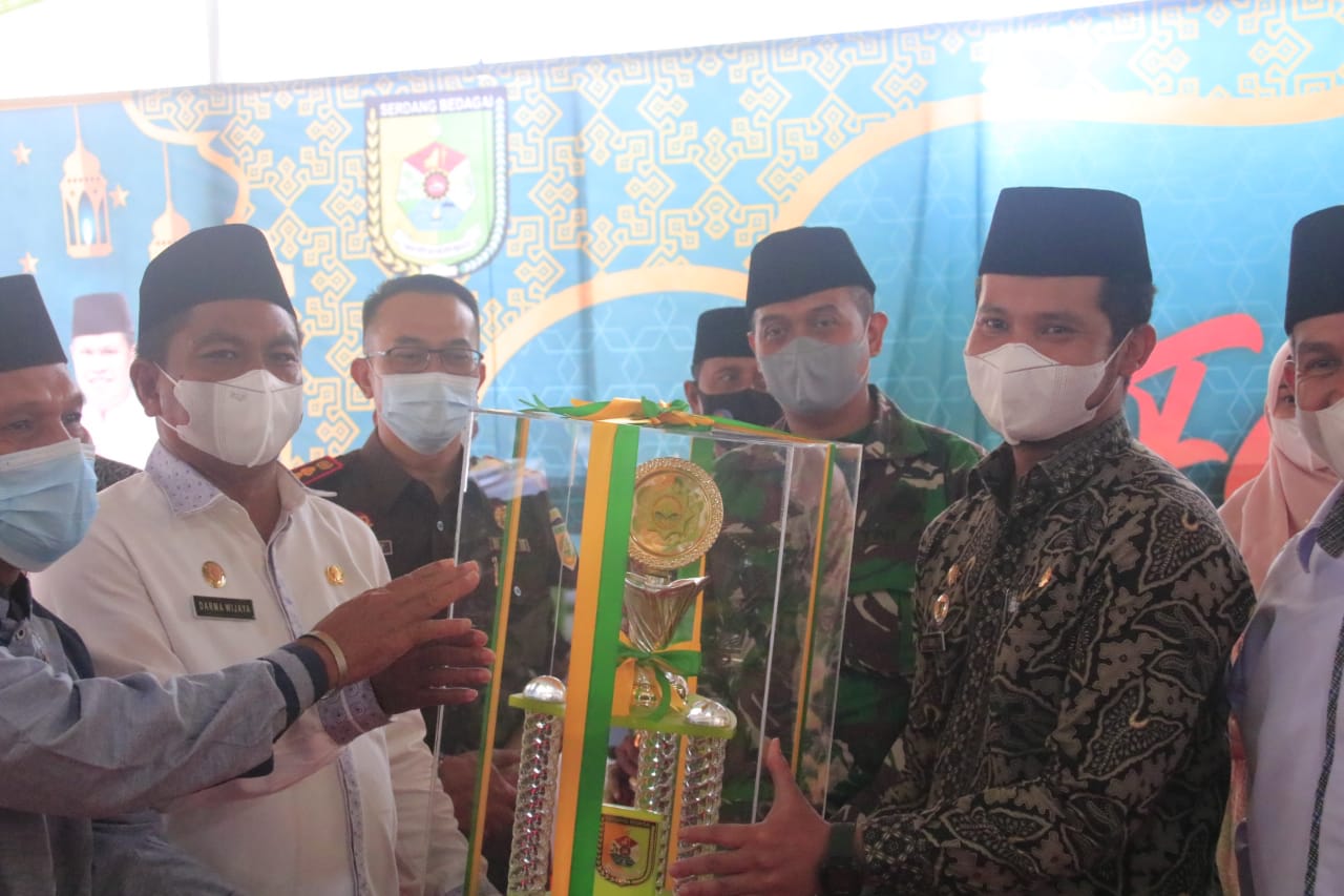 Bupati Sergai  Resmi Tutup FSQ Ke-XVIII Tahun 2021 Tingkat Kabupaten Sergai