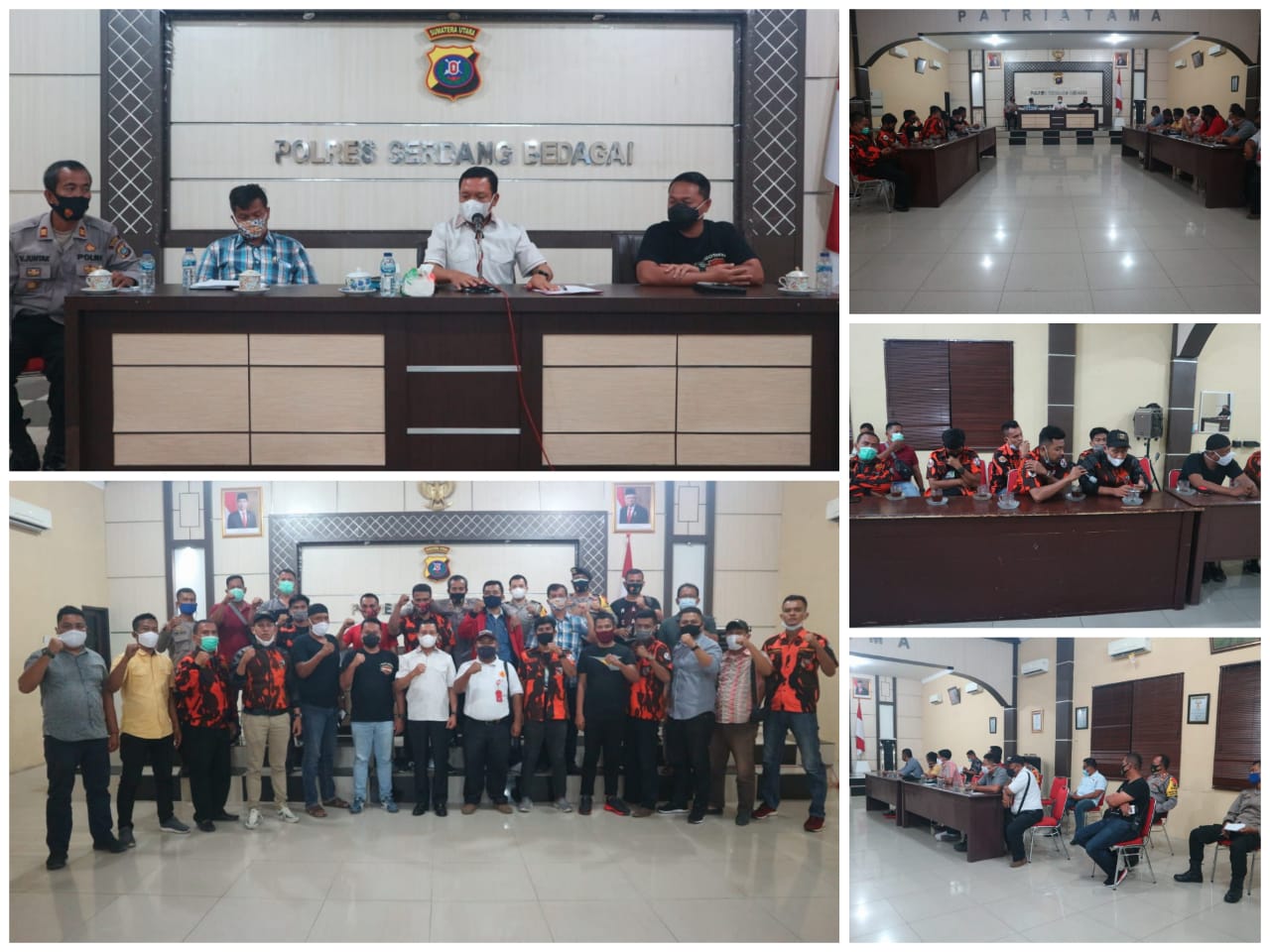 Kapolres Sergai Mediasi Kedua Kelompok Pemuda