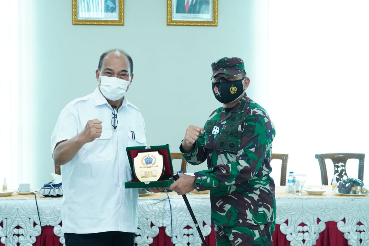 Walikota Tebing -Tinggi Sambut Kunjungan Kerja  Danrem 022/PT