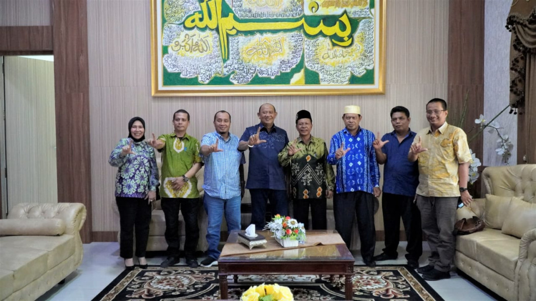 KBB Langkat Laporkan Giat Safari Ramadhan ke Syah Afandin