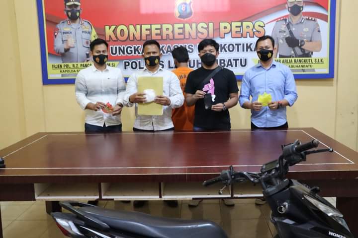 AAN Warga Deli Serdang ditangkap Tim Sat Res Narkoba Polres Labuhanbatu tersangka pengedar sabu-sabu