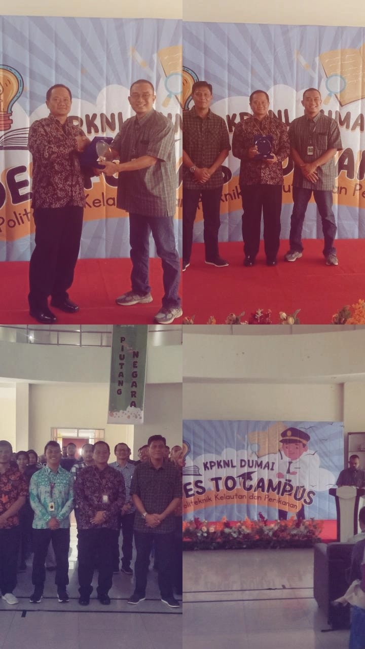 KPKNL Dumai  Mengadakan Acara Sosialisasi Goes To Campus  Di Politeknik Kelautan dan Perikanan