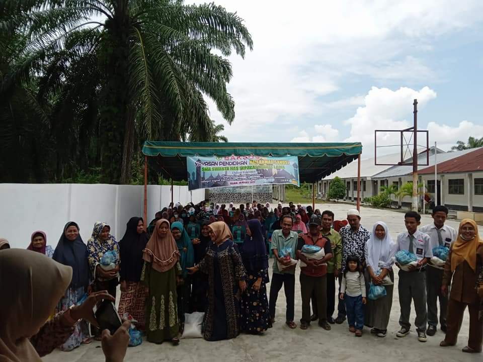 Wakil Bupati Labuhanbatu hadiri kegiatan Bhakti Sosial SMA Swasta HAS Sepakat Negerilama