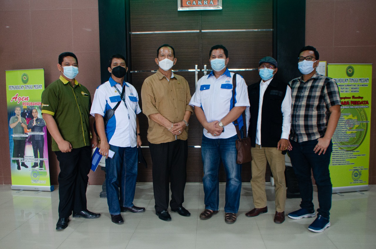 Audensi DPD PPWI Sumut Diterima Ketua Pengadilan Tinggi Sumatera Utara