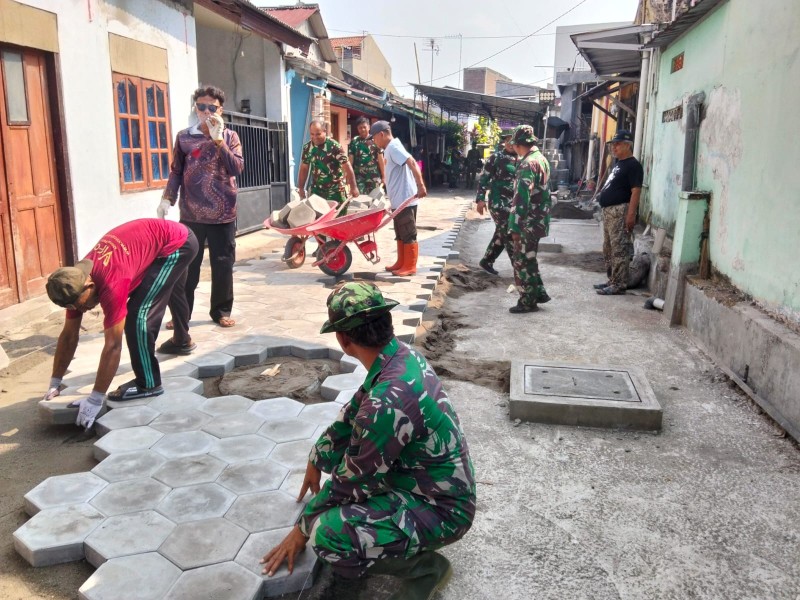 Hari Ini Sasaran TMMD Sengkuyung Tahap III TA 2026 Pavingisasi Jalan Sepanjang 97 Meter, Lebar 4,5 Meter Mulai di Garap