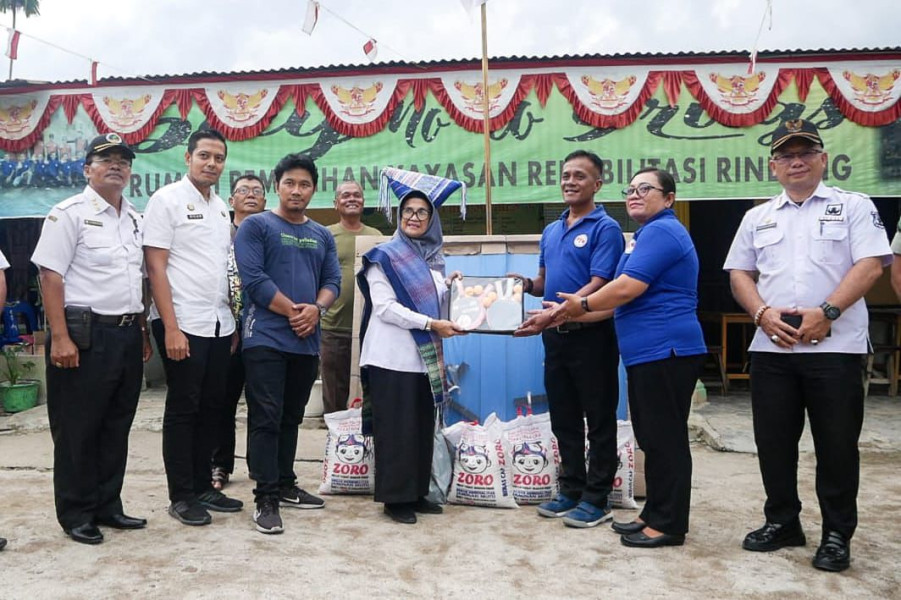 Kunjungi Yayasan Rehabilitasi Rindung, Wali Kota Siantar Berikan Bantuan