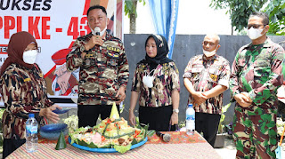 Peringatan HUT FKPPI ke 43 diperingati secara sederhana di Mako FKPPI 0209/LB 