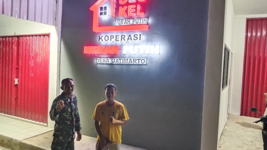 Jaga Keamanan Hingga Dini Hari, Serda Ali Maksum Sambangi Obyek Vital