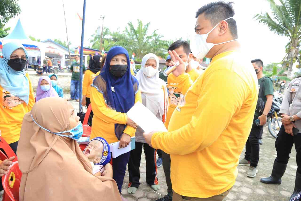 DILAN Penderita Hidrosefalus dapat bantuan perobatan dari Bupati Labura