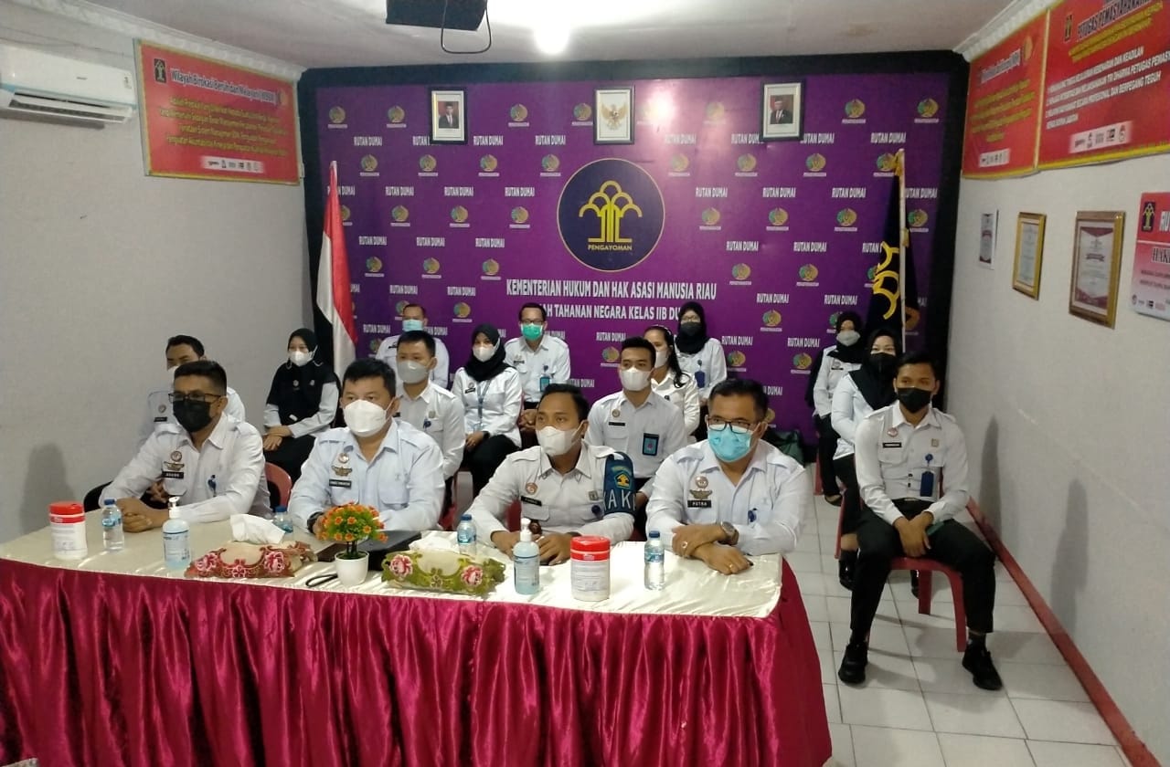 AKHIR TAHUN 2021 KEMENKUMHAM LAKSANAKAN REFLEKSI SAMBUT TAHUN 2022